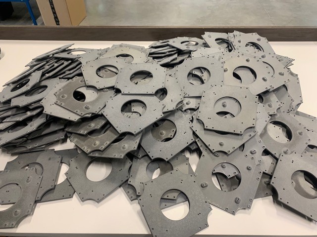 Snelle 3D-productie van 1500 onderdelen